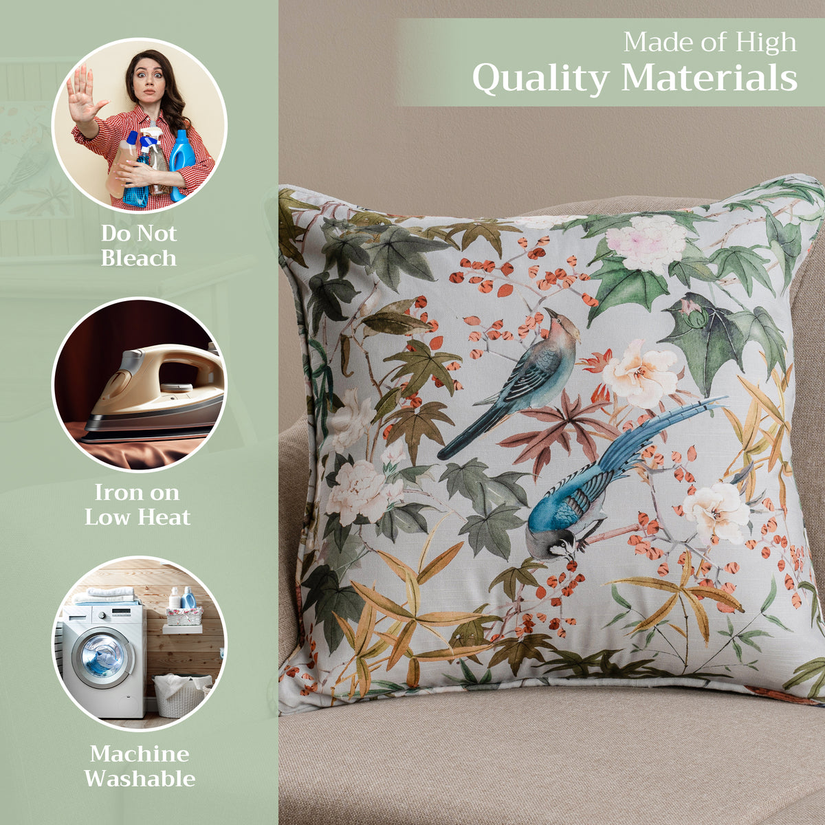 Hokuzai Throw Pillow Covers