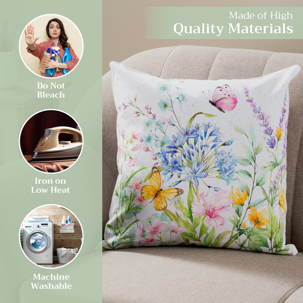 Artist Garden Throw Pillow Covers