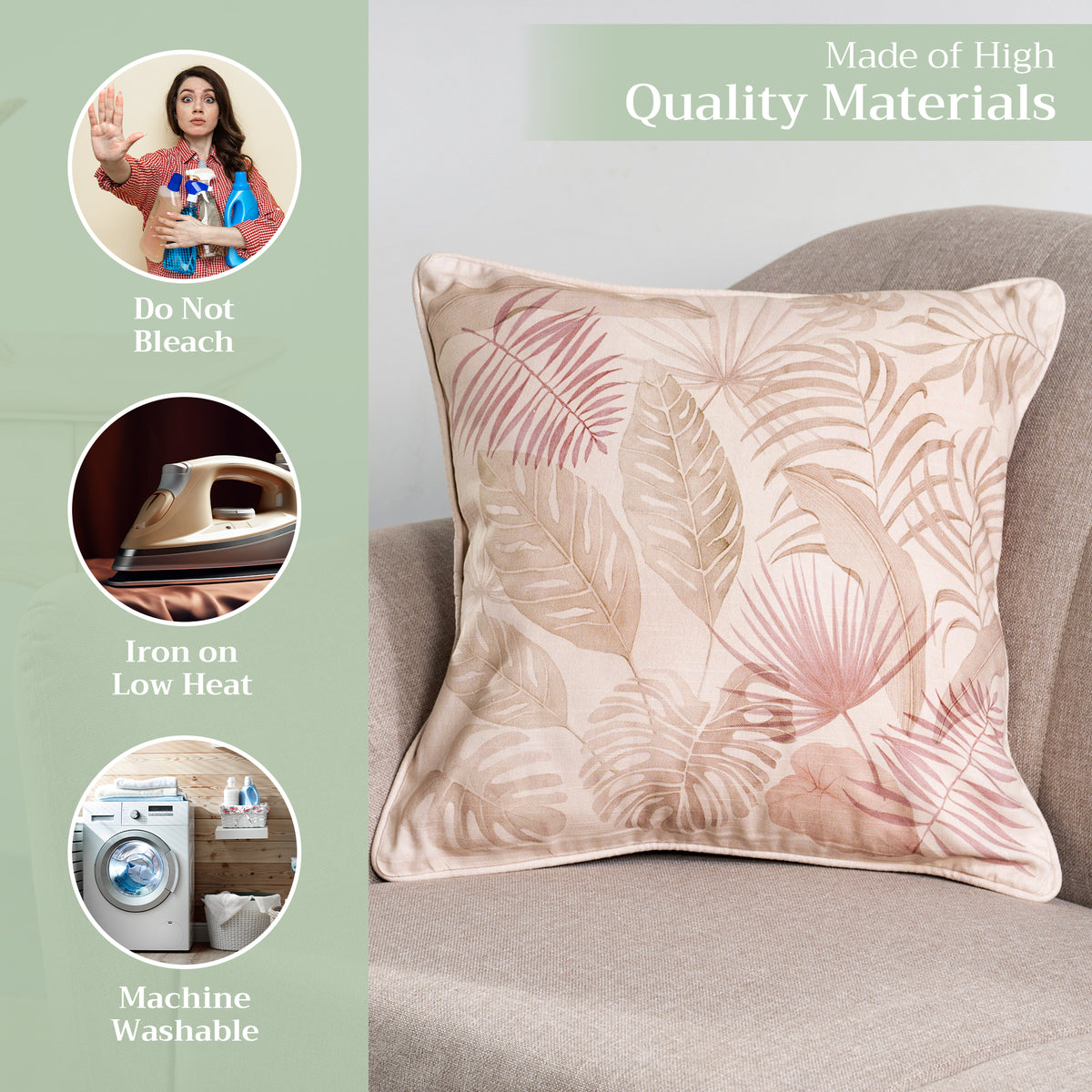 Creole Throw Pillow Covers