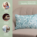 Rose Lavender Sage Throw Pillow Covers