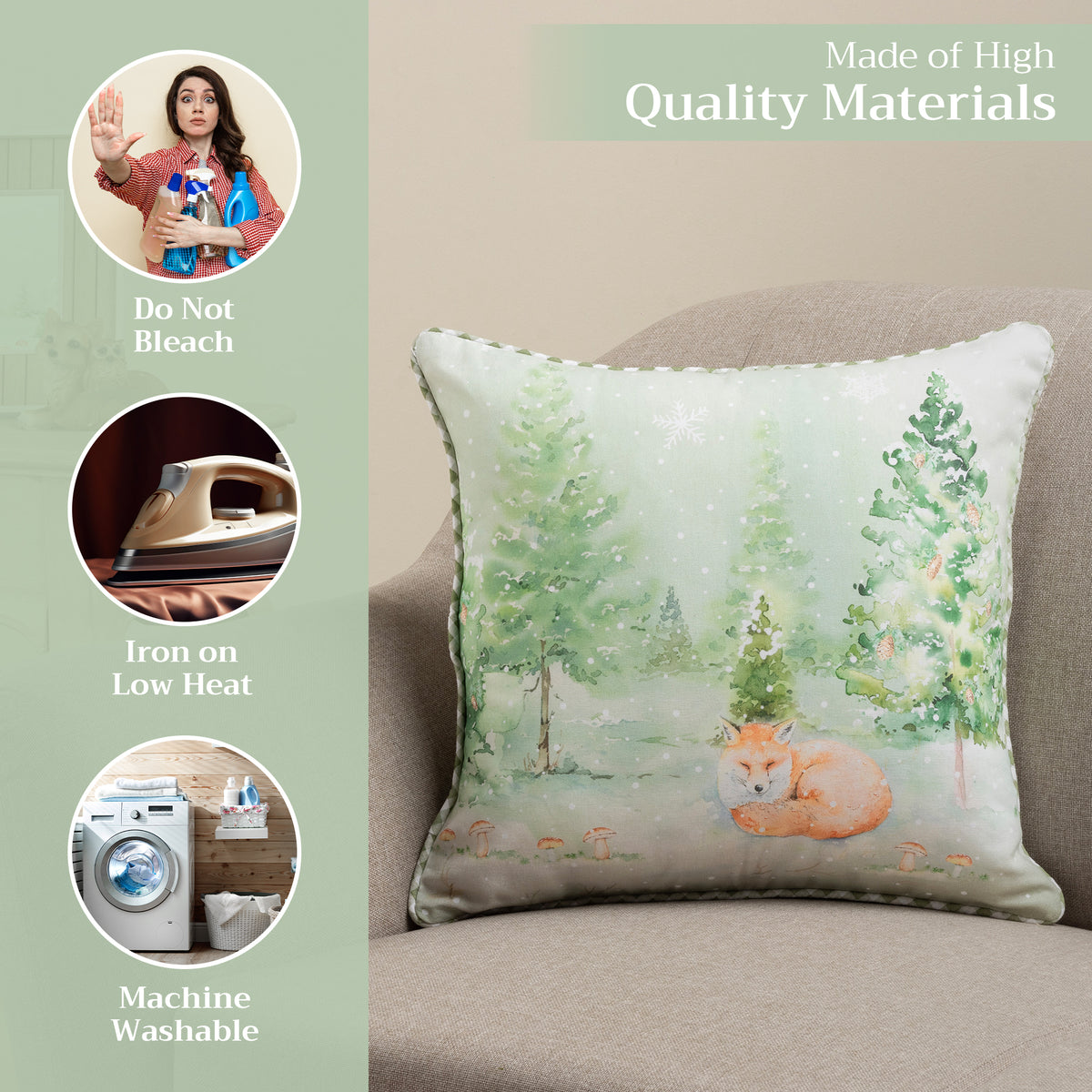 Winter Mornings Throw Pillow Covers