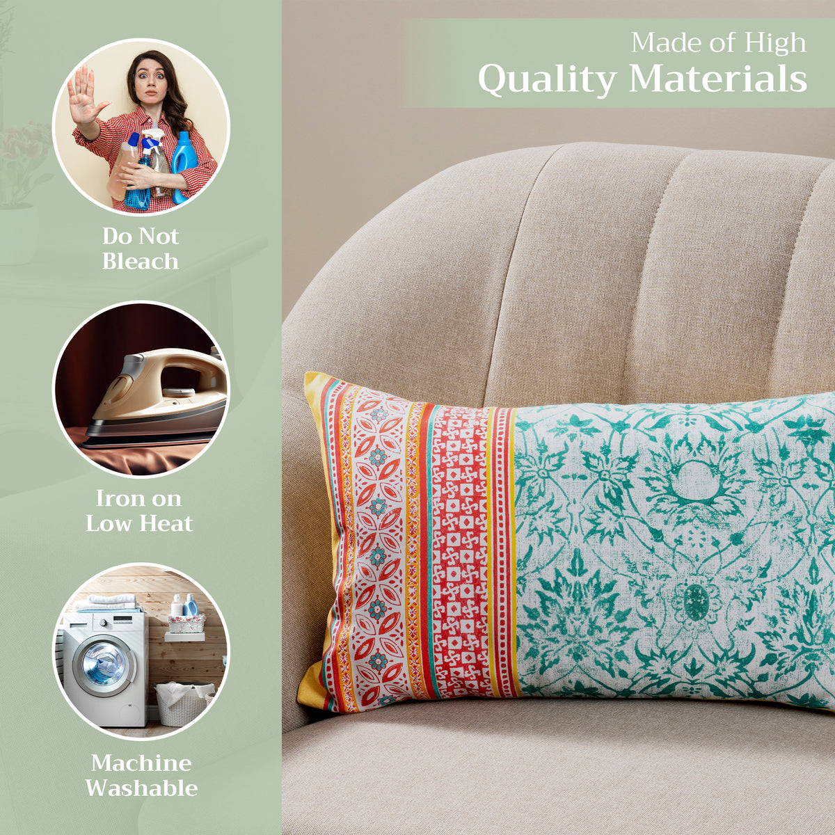 Katmandou Throw Pillow Covers
