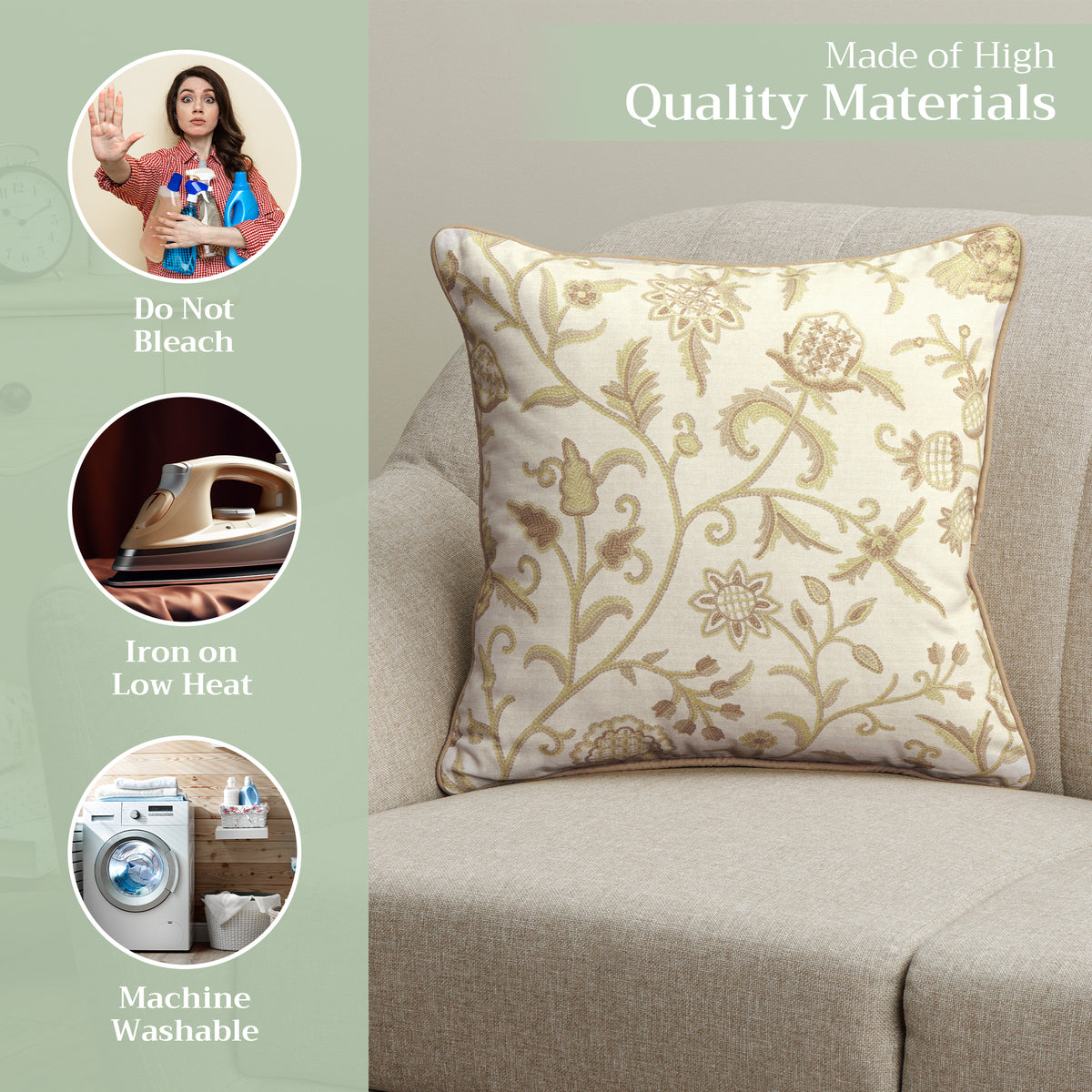 Artisan Love Throw Pillow Covers