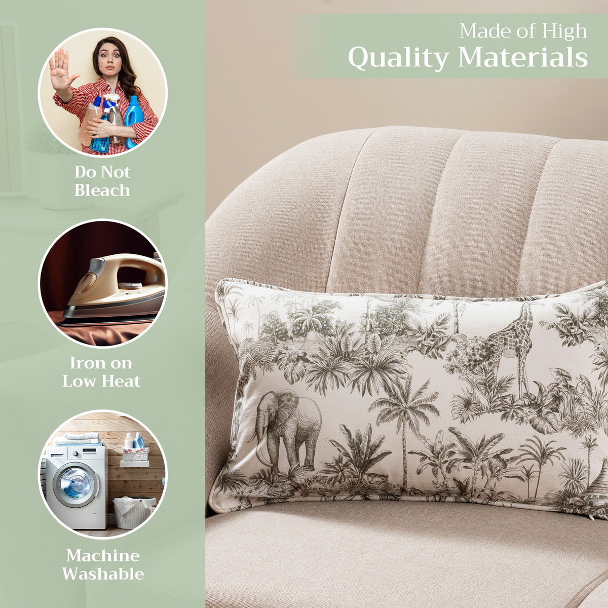 Savana Jouy Throw Pillow Covers