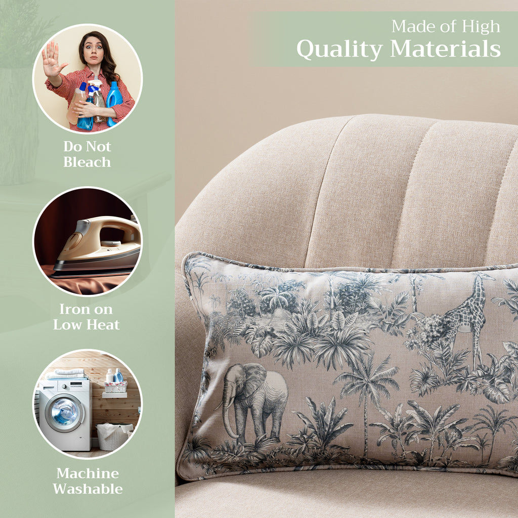 Savana Jouy Throw Pillow Covers
