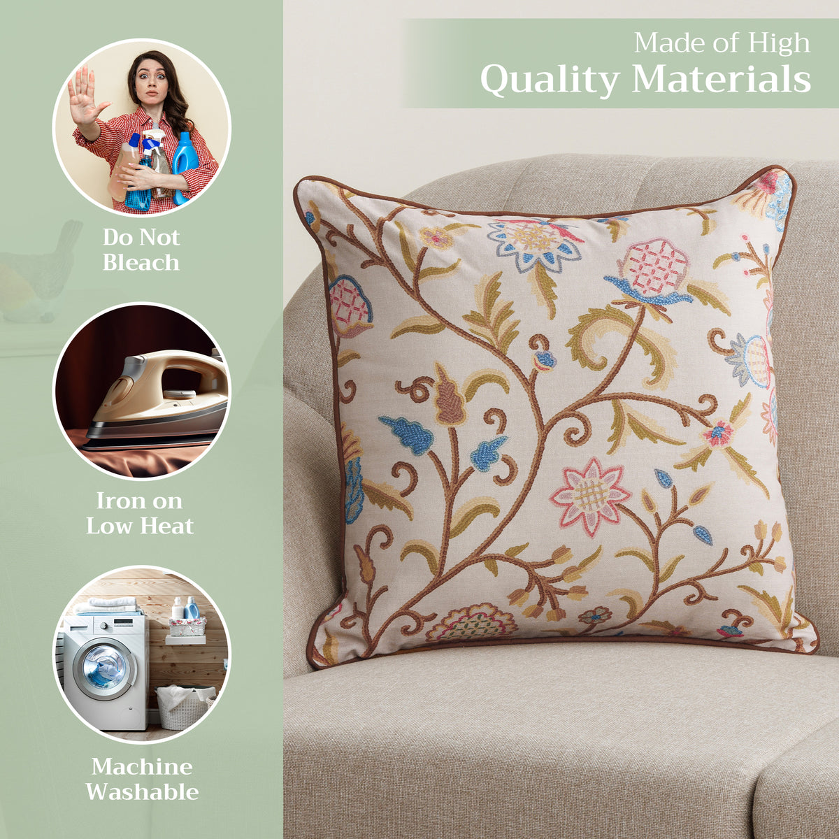 Artisan Love Throw Pillow Covers