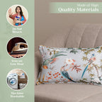 Hokuzai Throw Pillow Covers