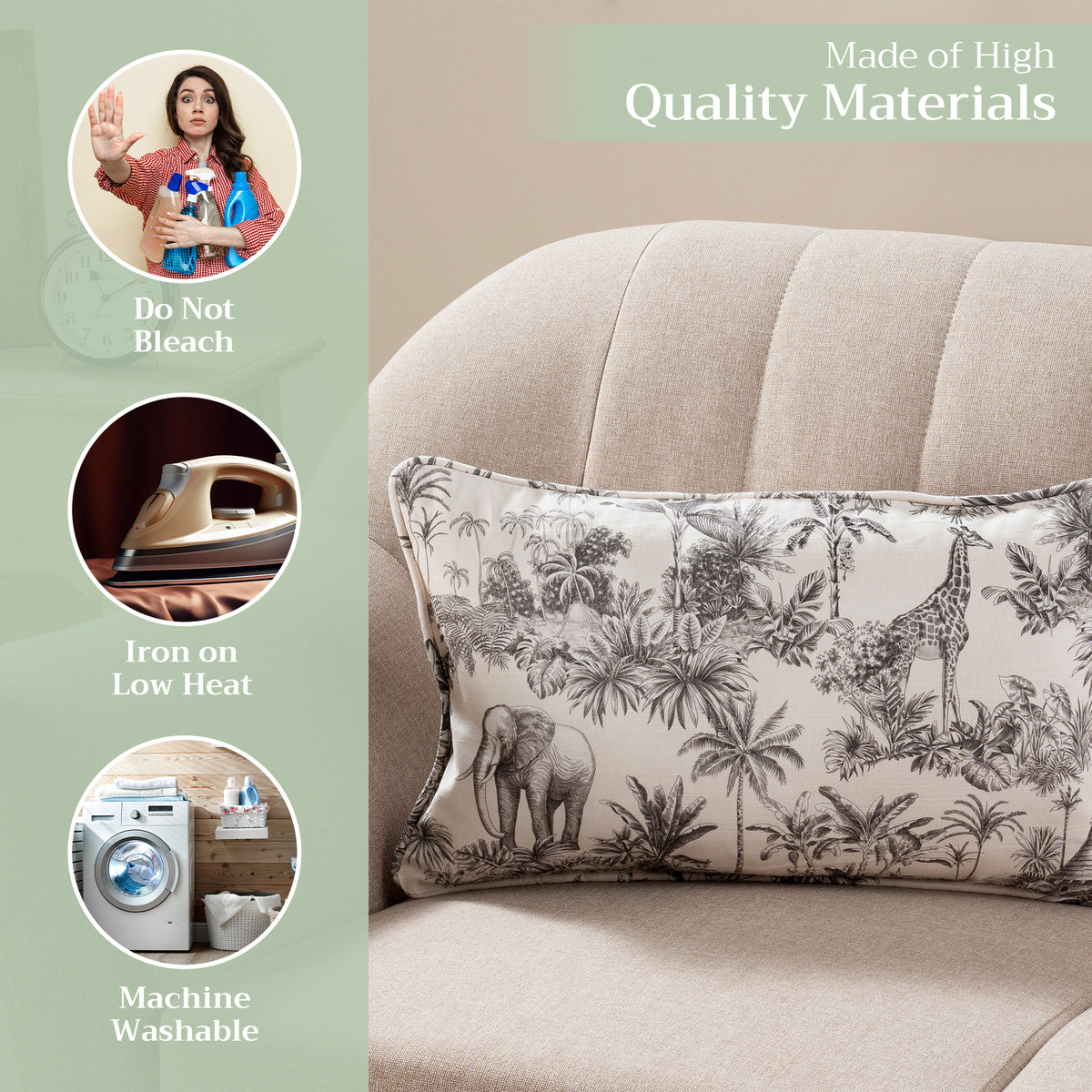 Savana Jouy Throw Pillow Covers