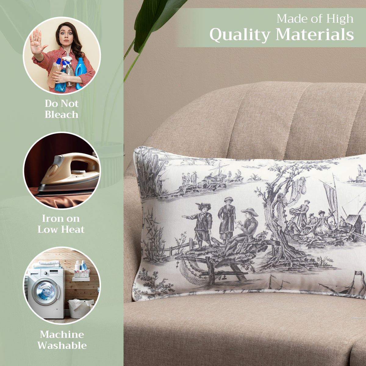 Calais Throw Pillow Covers