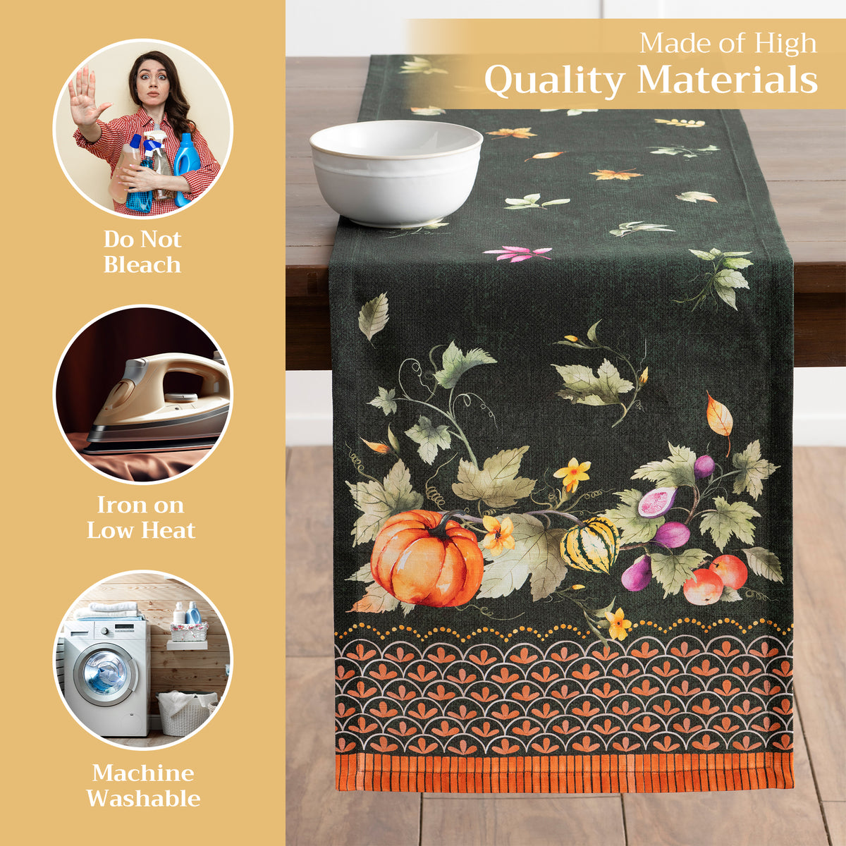 Pumpkin Garden Table Runners