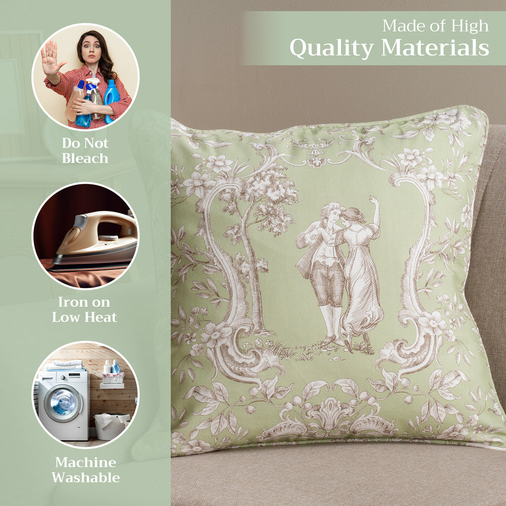 Joli Jouy Throw Pillow Covers
