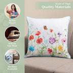 Summer Whisper Throw Pillow Covers