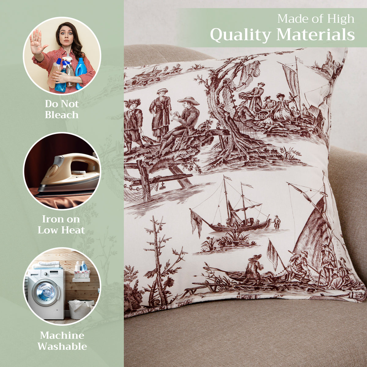 Calais Throw Pillow Covers