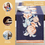 Pumpkin Blues Table Runners