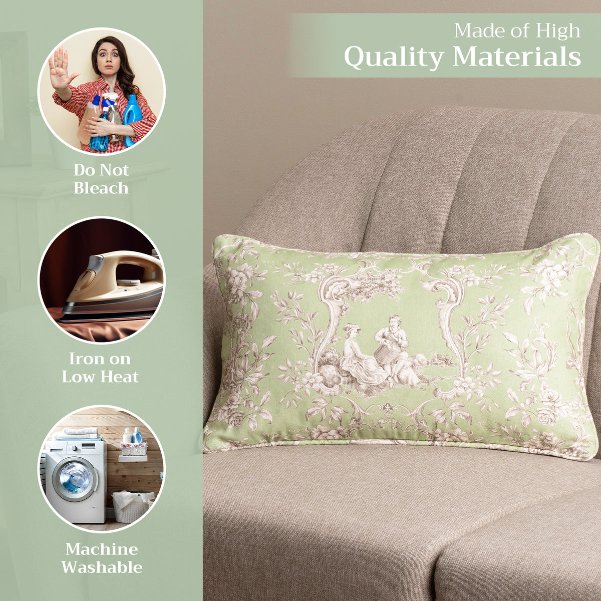 Joli Jouy Throw Pillow Covers