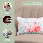 Pale Garden Throw Pillow Covers