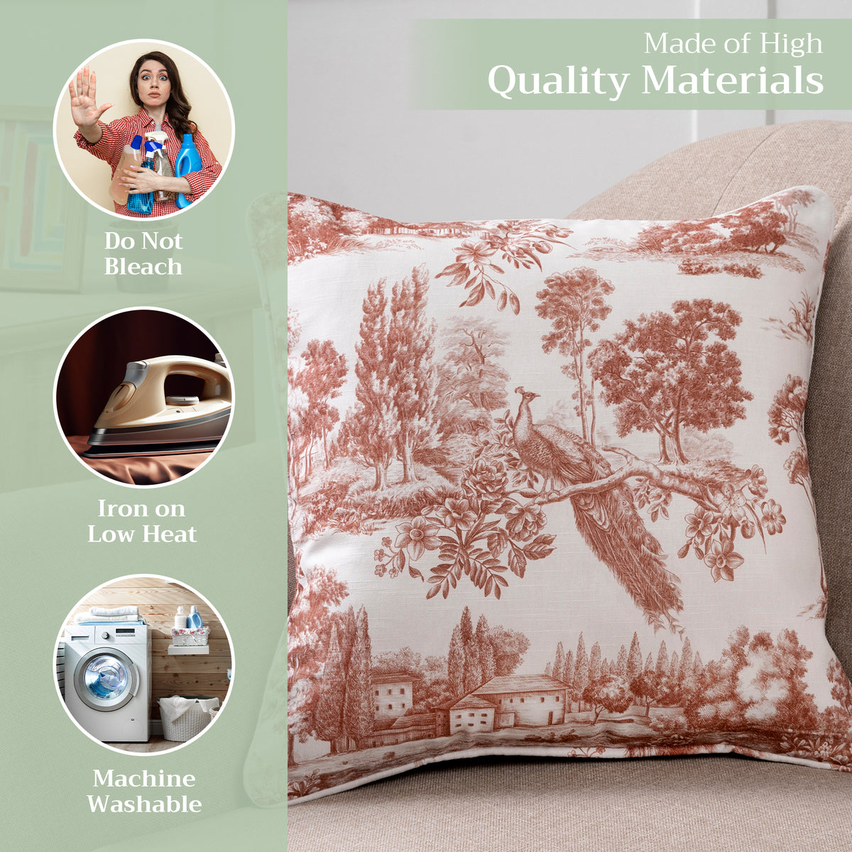 Trianon Throw Pillow Covers
