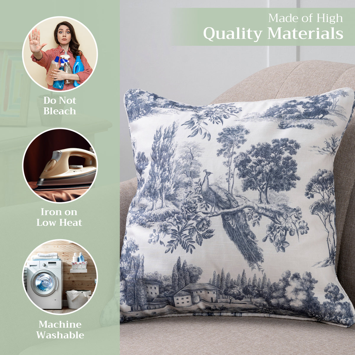 Trianon Throw Pillow Covers