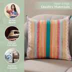 Katmandou Throw Pillow Covers