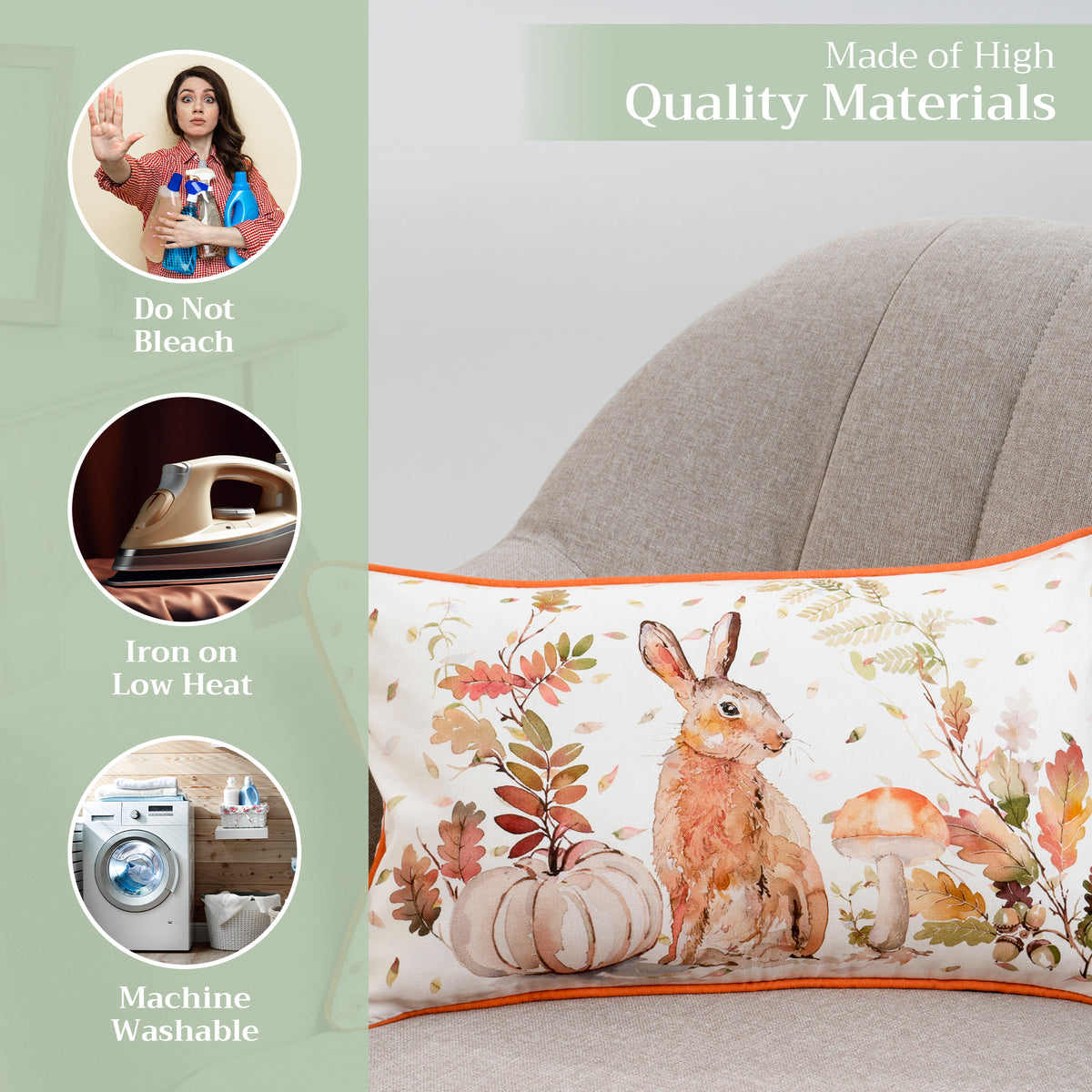 Pumpkin Passion Throw Pillow Covers