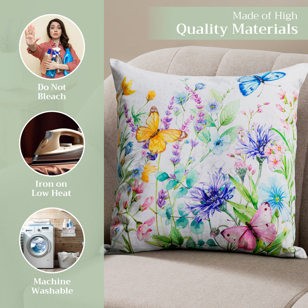 Artist Garden Throw Pillow Covers
