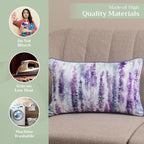 Rose Lavender Sage Throw Pillow Covers