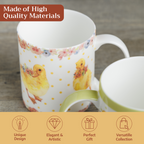 Ducklings In Spring Fine Bone China Coffee Mugs