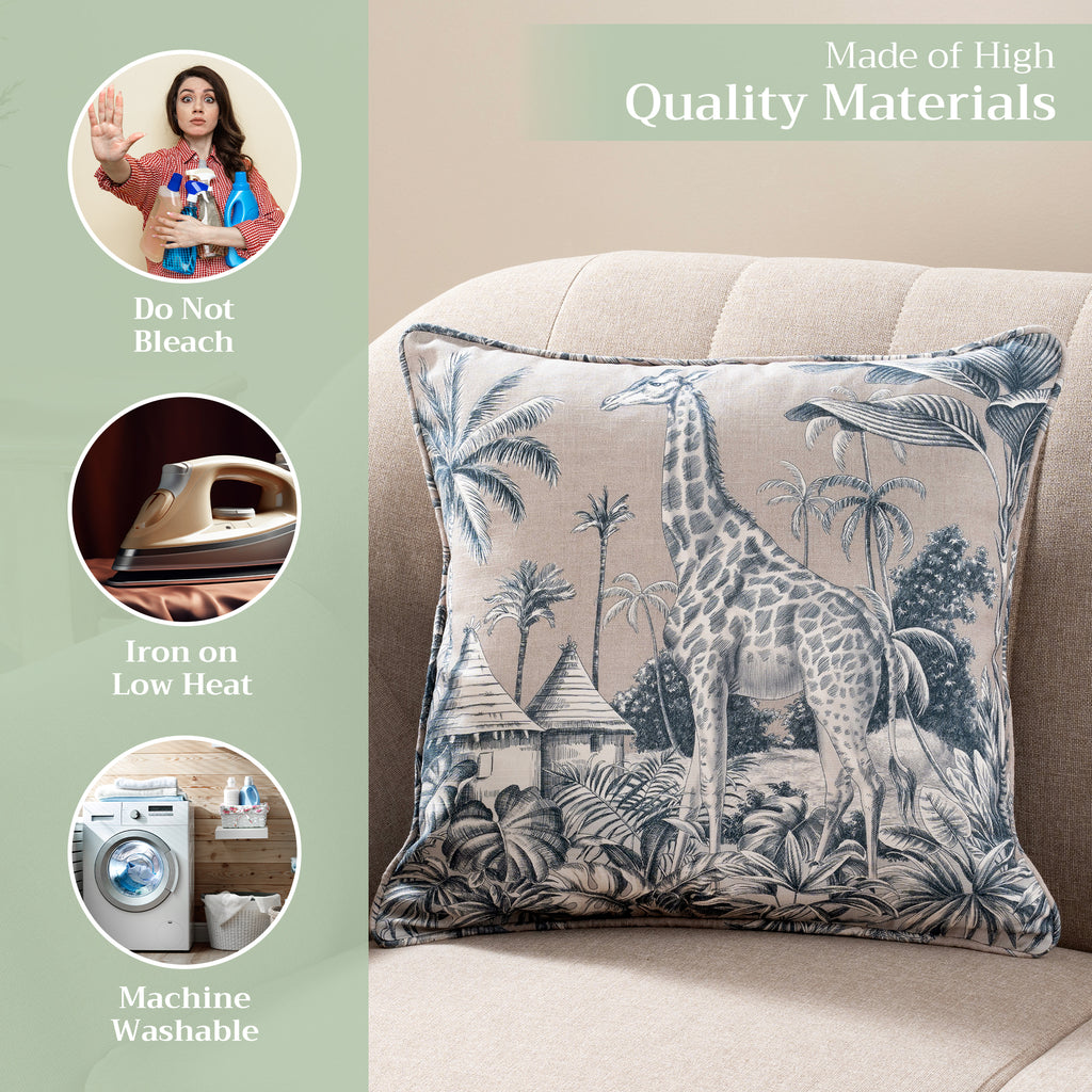 Savana Jouy Throw Pillow Covers