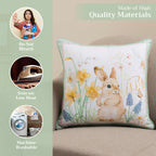 Easter Dew Throw Pillow Covers