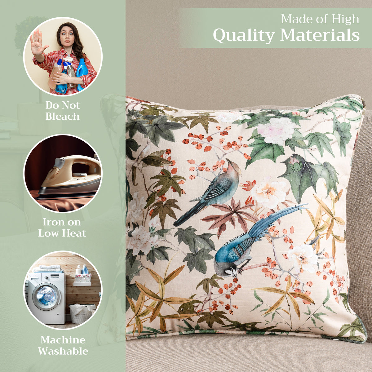 Hokuzai Throw Pillow Covers
