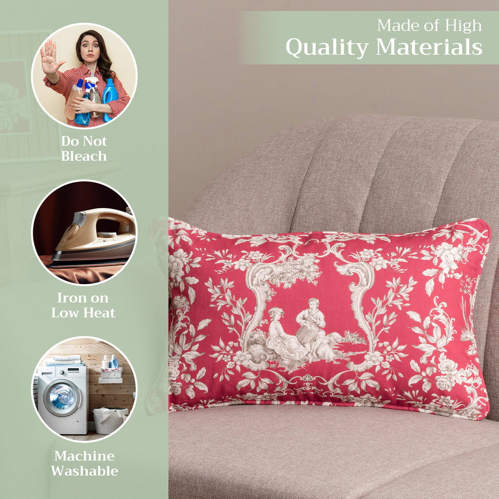 Joli Jouy Throw Pillow Covers