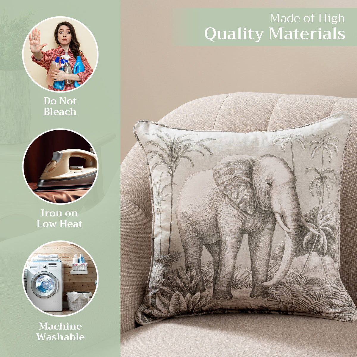 Savana Jouy Throw Pillow Covers