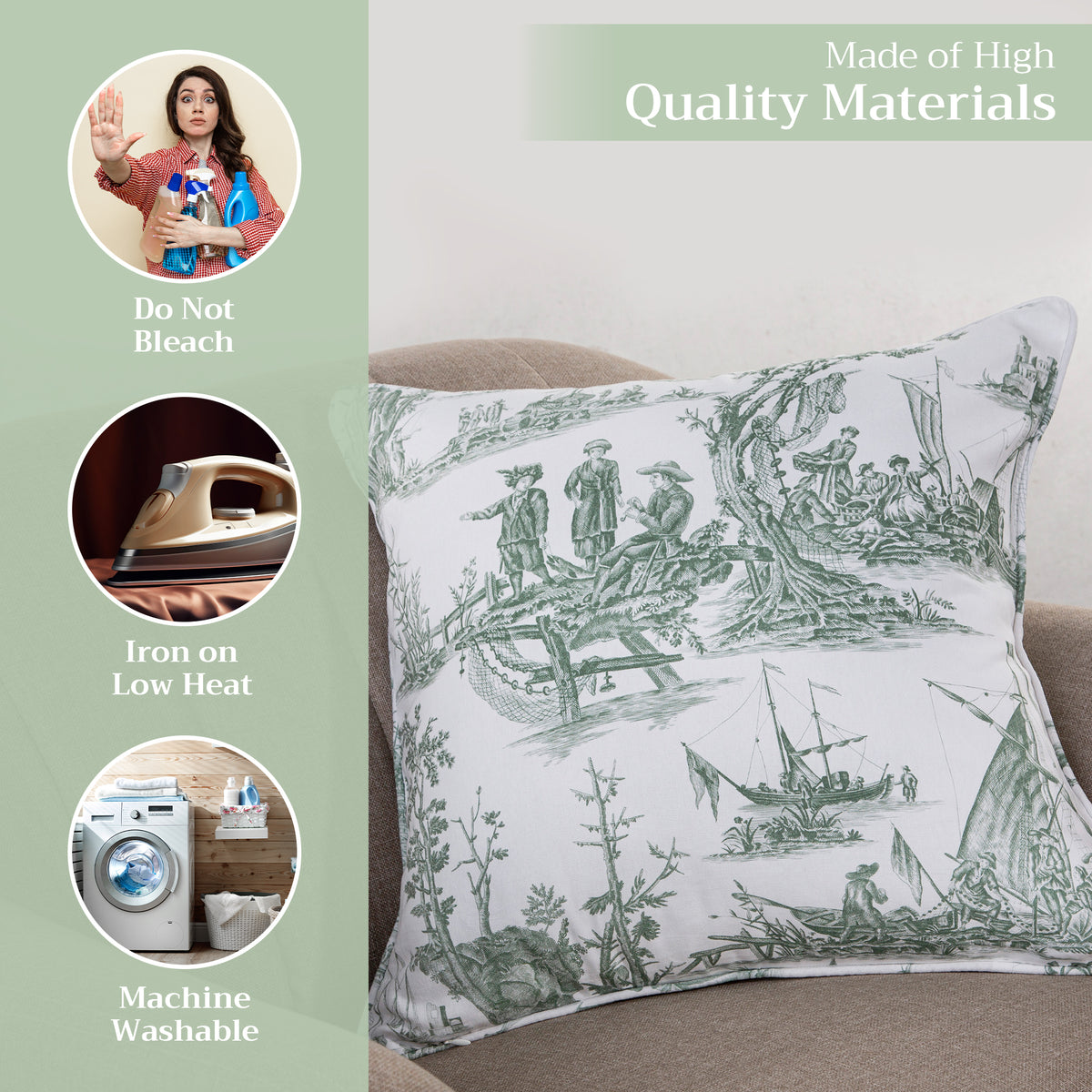 Calais Throw Pillow Covers
