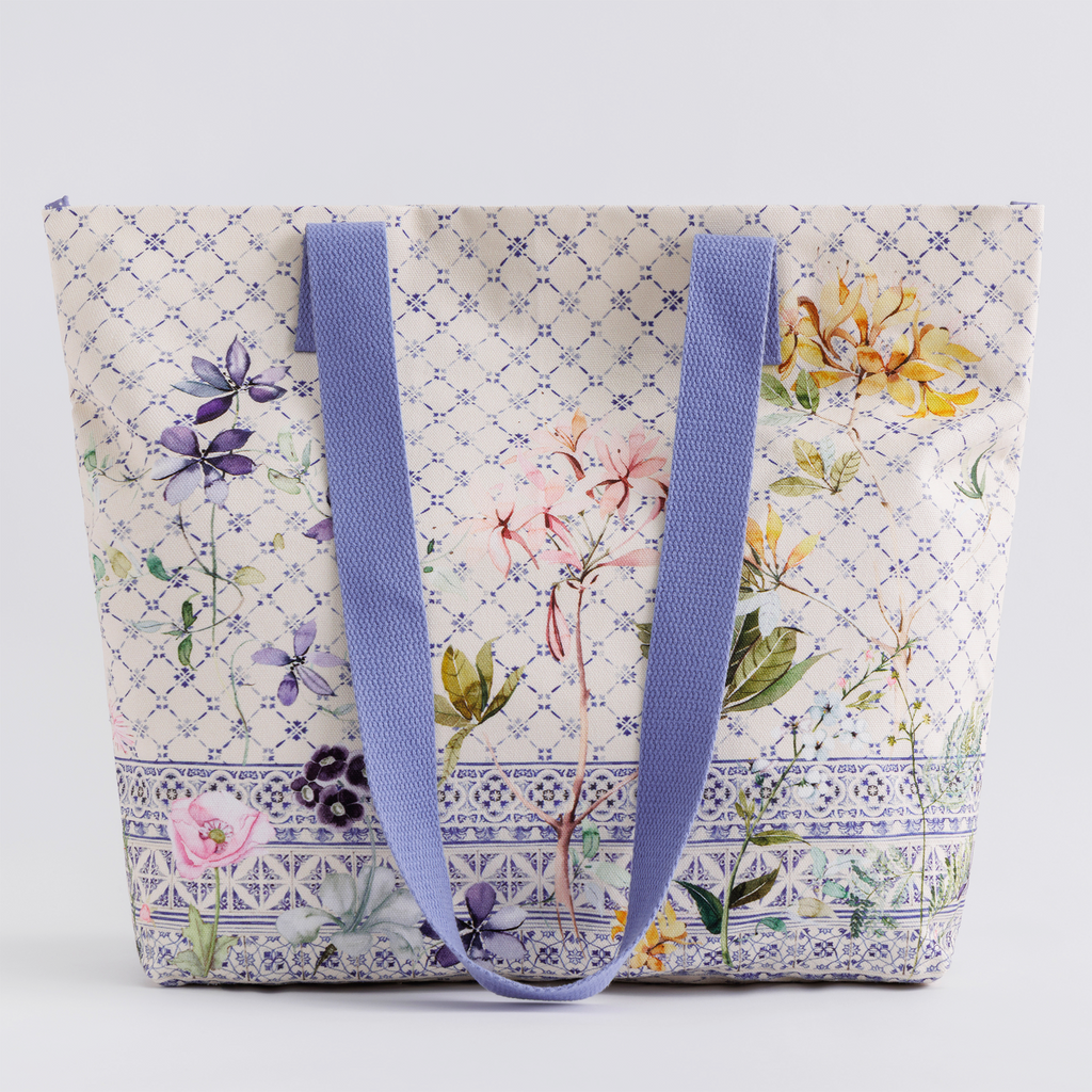 Faience Canvas Tote Bags