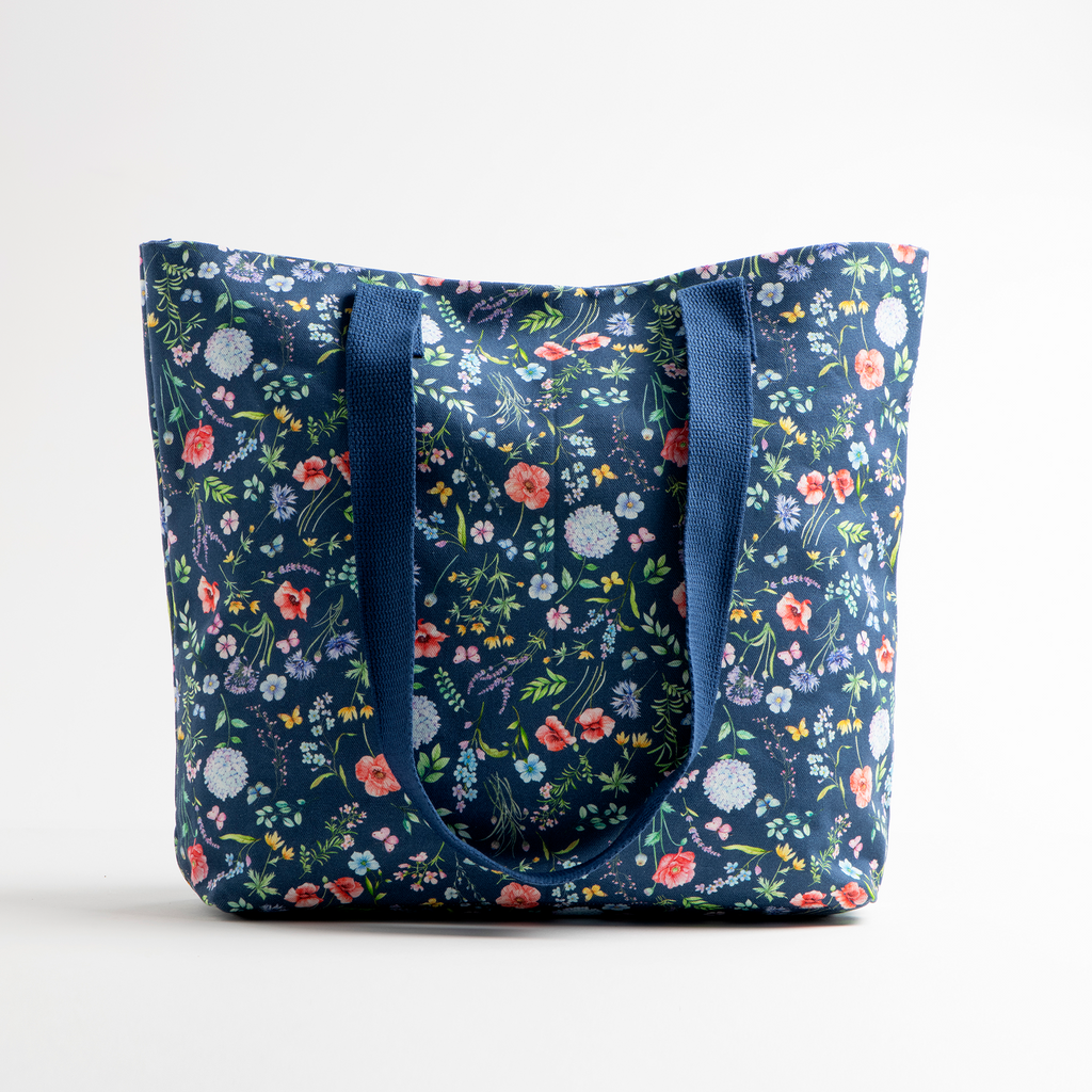 Just Floral Canvas Tote Bags