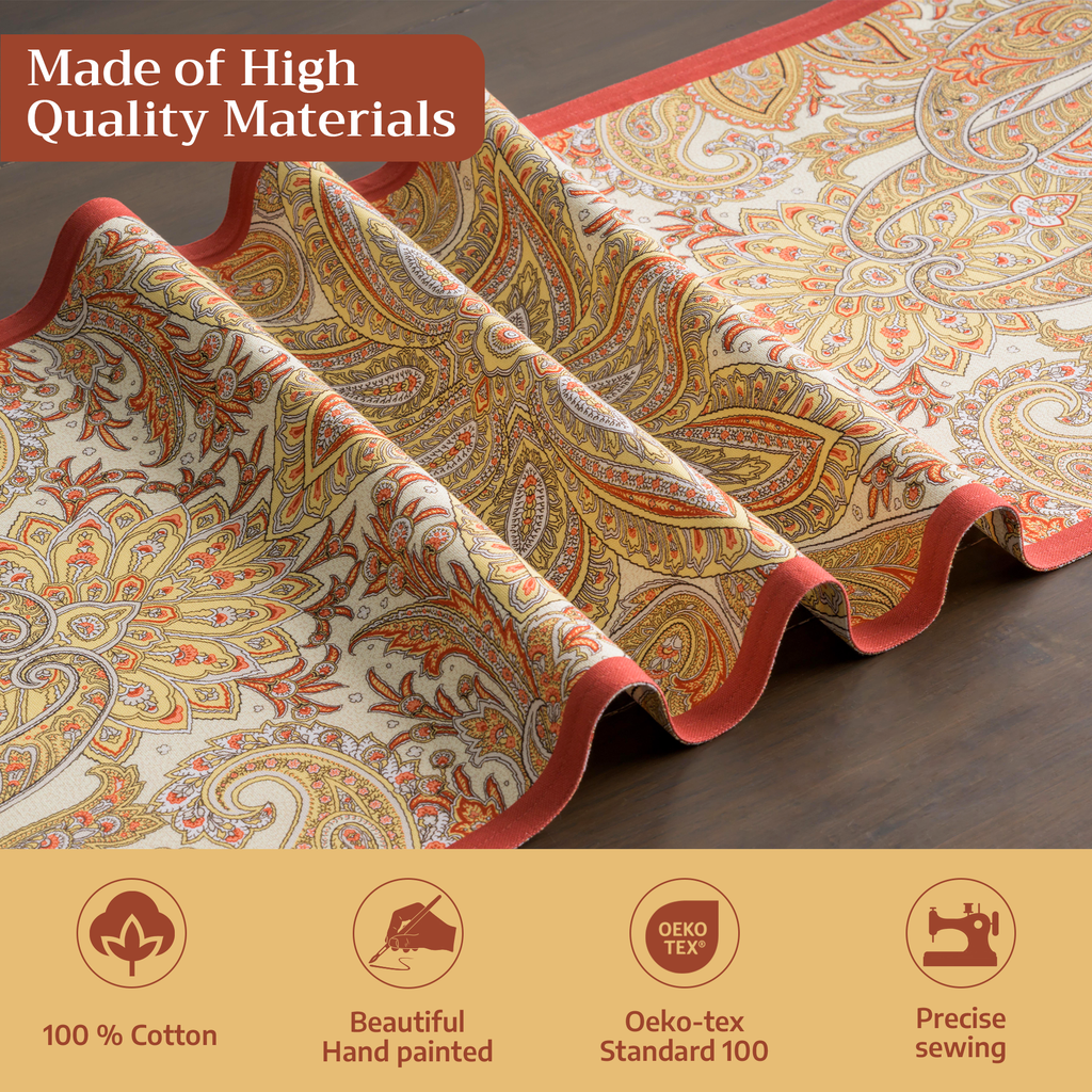 Kashmir Paisley Table Runners