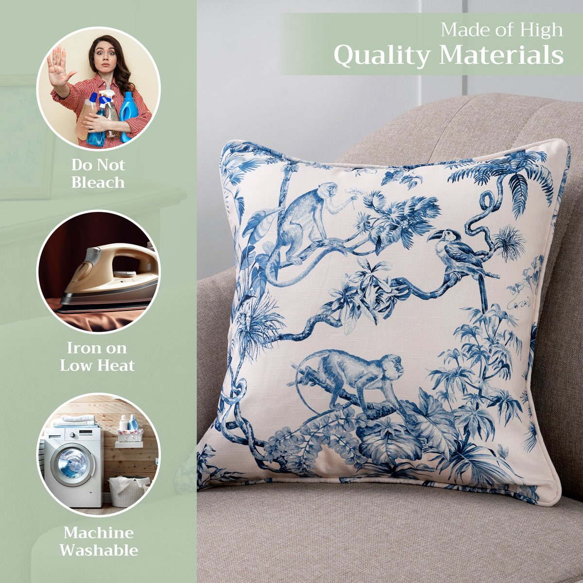Bonobo Throw Pillow Covers