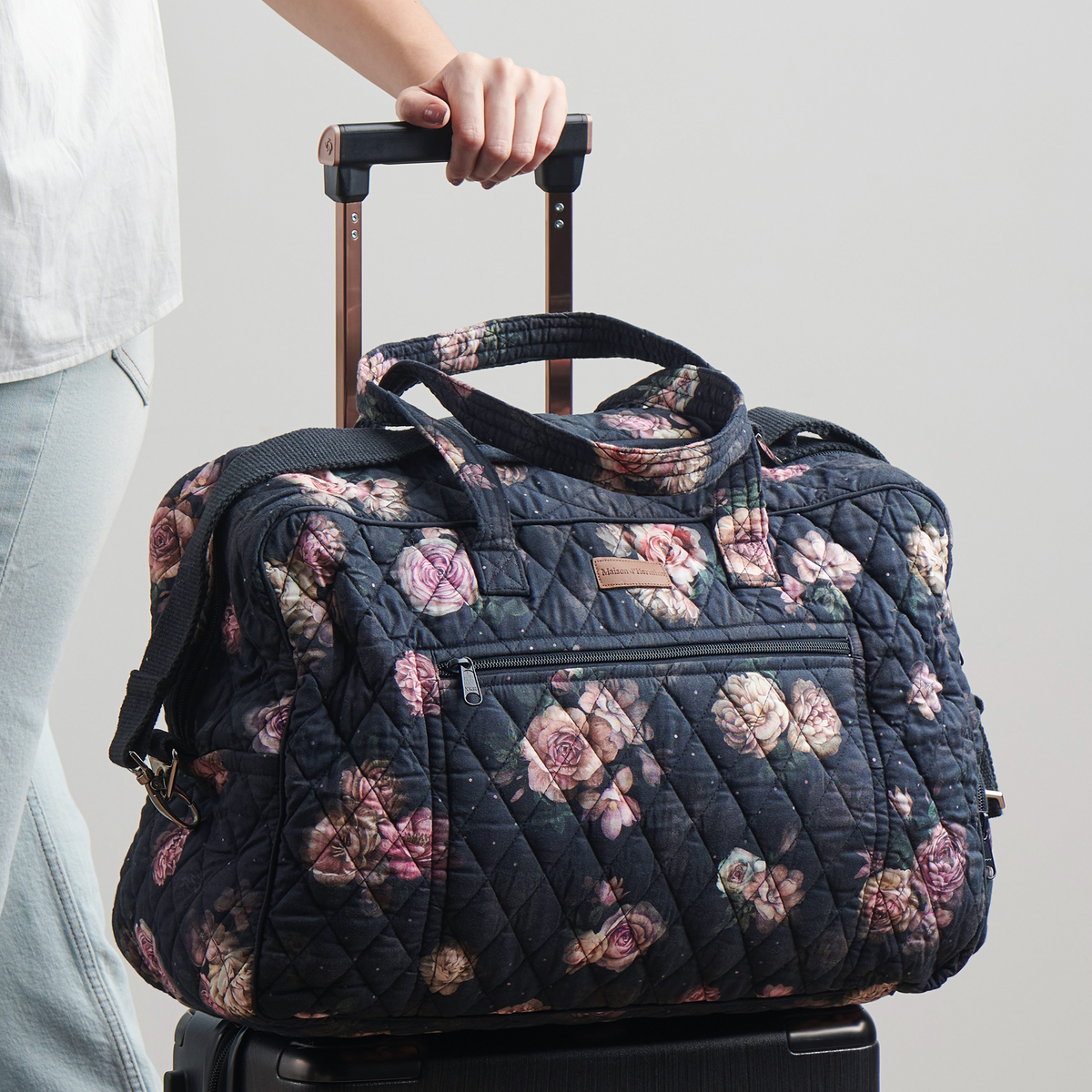Moody Florals Weekend Bags