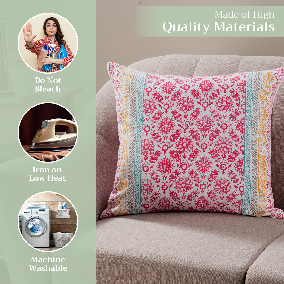 Katmandou Throw Pillow Covers