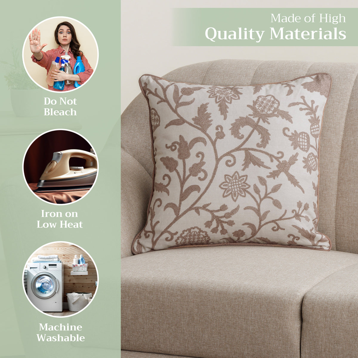 Artisan Love Throw Pillow Covers