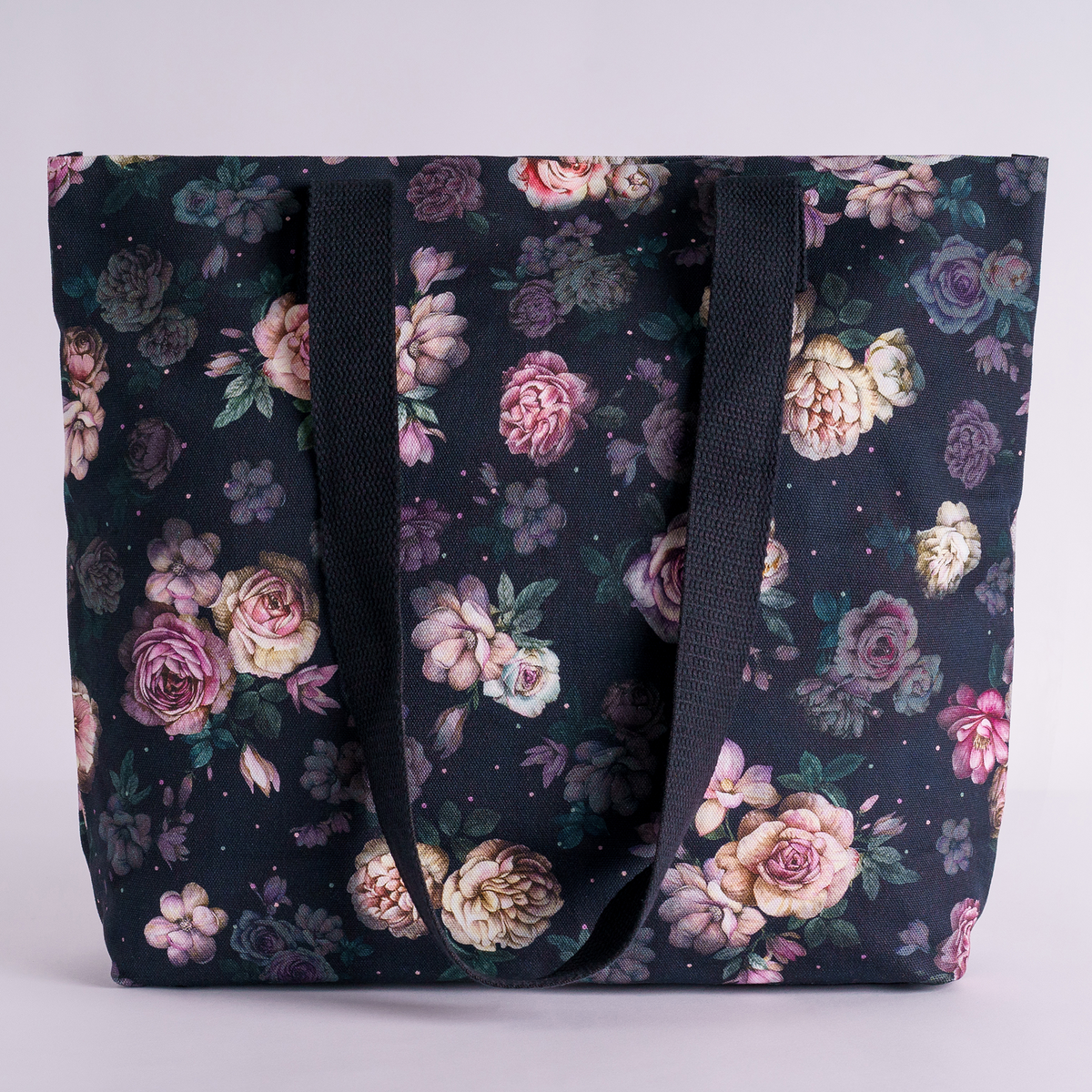 Moody Florals Canvas Tote Bags
