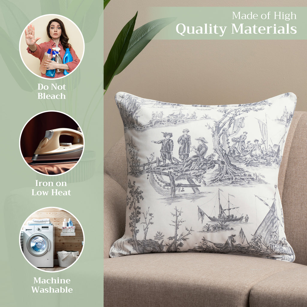 Calais Throw Pillow Covers