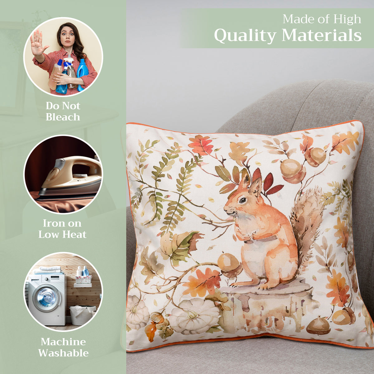 Pumpkin Passion Throw Pillow Covers