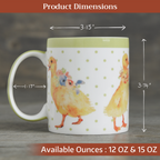 Ducklings In Spring Fine Bone China Coffee Mugs