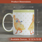 Ducklings In Spring Fine Bone China Coffee Mugs