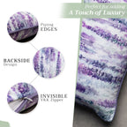 Rose Lavender Sage Throw Pillow Covers