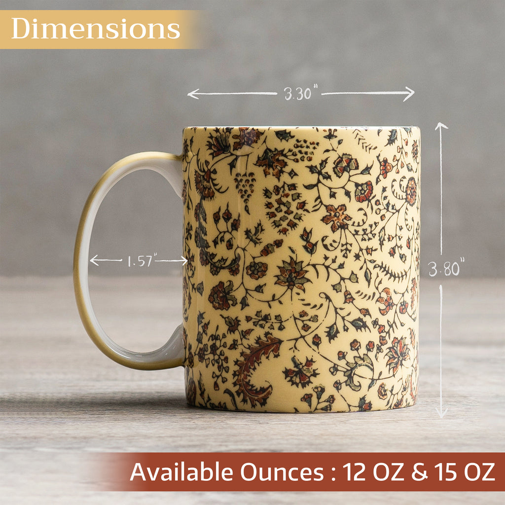 Lakshmi Fine Bone China Coffee Mugs