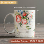Champ De Mars Fine Bone China Coffee Mugs