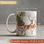 Christmas Tradition Fine Bone China Coffee Mugs