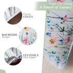 Delphinium Throw Pillow Covers